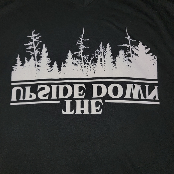 Stranger Things The Upside Down T-Shirt - Large - Black - Picture 3 of 4